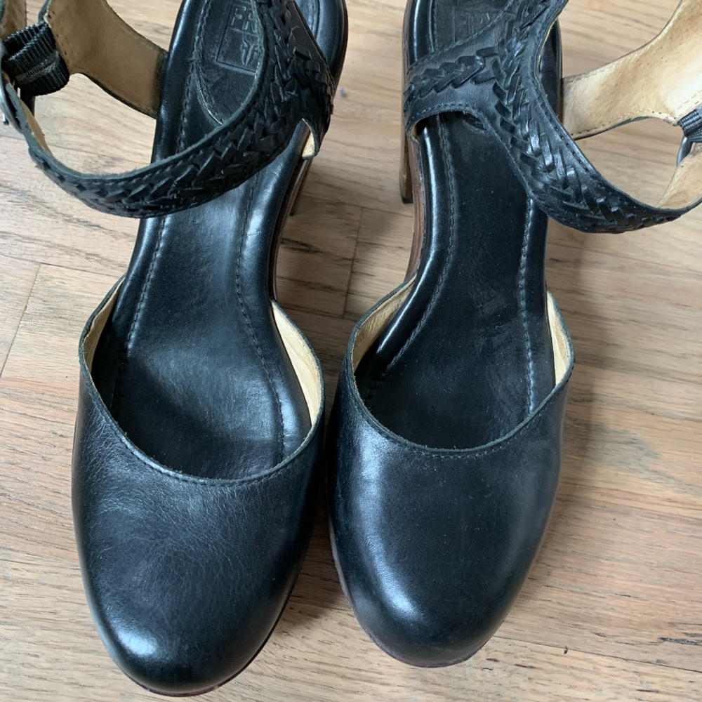 Frye Clogs/ heels size 9